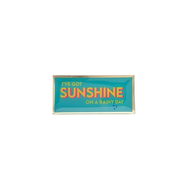 Gift Company Love Plates Glass Plate L I've Got Sunshine