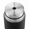 Esbit Sculptor Thermal Food Container, Stainless Steel, BPA-Free, Black, Silver