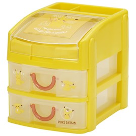 Skater CHE3N-A Mini Chest, Small Items, Storage Case, Storage Box, Pokemon Days, 5.9 x 7.5 x 6.5 inches (15 x 19 x 16.5 cm)