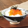Minorutouki Rice Bowl Extra Large White Wave Whale Blue φ5.8×H2.6in