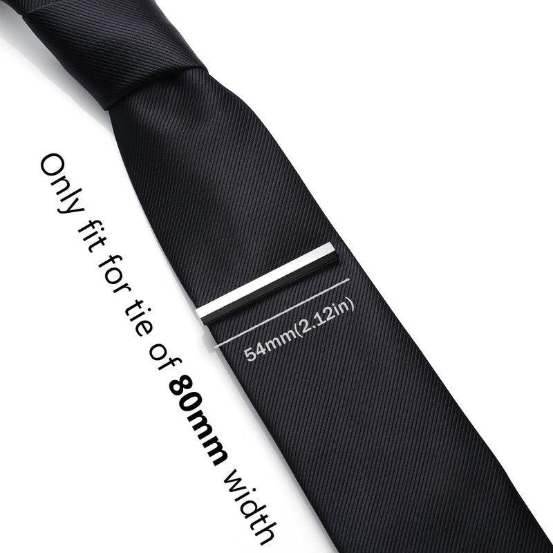 HONEY BEAR 2.12inch Mens Tie Clip Bar for Normal Size