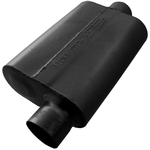 Flowmaster 943041 40 Series Delta Flow Muffler Offset/Center Aluminized