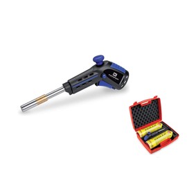 Kemper Professional Soldering Iron Set in Case 2400 °C with 2 Hard and Soft Solder Cartridges