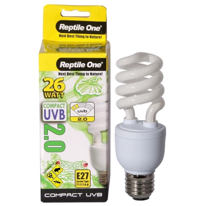Compact UVB Bulb 26 Watt (UVB 2.0) E27 Eddison (Reptile