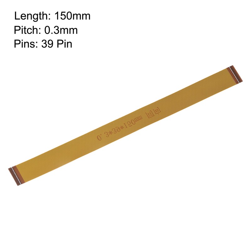 sourcing map FFC FPC Cable 0.3mm Pitch 39 Pin 150mm