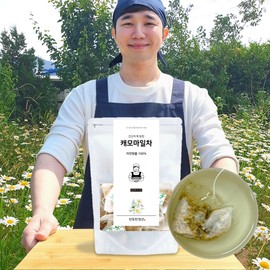 Chamomile tea biodegradable tea bag effectiveness tea Chamomile McMoondong tea [1+1] 2 bags of 30 tea bags / 캐모마일차 생분해 티백 효능 티 카모마일 맥문동차  [1+1] 30티백 2봉