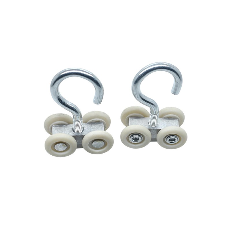 Pack of 5 sliding door castors, sliding door fittings, sliding