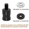 Aoyswuz 6 Pcs Thread Converter M14-M10 Alloy Steel Grinding Machine