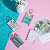 Inbagi Picture Photo Frame Keychain Clear Rectangle Acrylic Keychain Blanks
