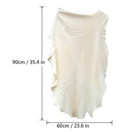 90 x 60 cm Large Leather for Cleaning, Car Leather, Polishing Leather, Premium Quality Natural Leather, Perfect for Drying Cars, Glass, Mirrors, Drying Cloth, Super Soft and Very Absorbent