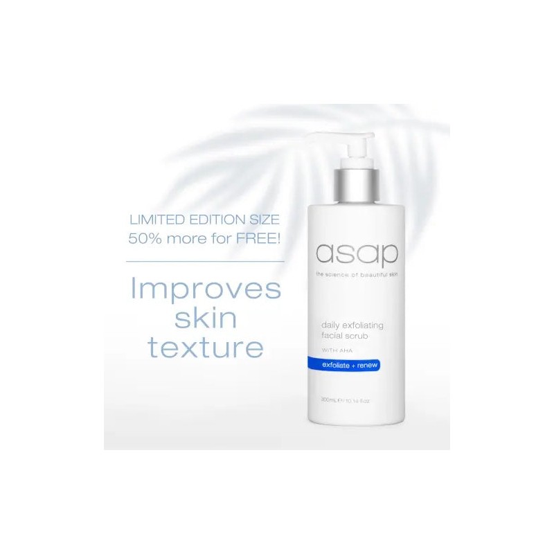 asap Limited Edition Daily Exfoliating Facial Scrub 300ml