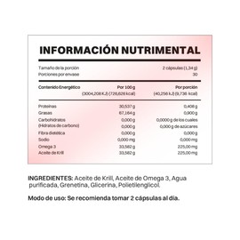 SMART MEGA Neo krill 60 Cápsulas + Aceite de Omega + Aceite de Krill Anahuac