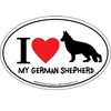 Prismatix Decal I Love My German Shepherd