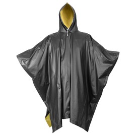 Rothco Reversible PVC Ponchos, Black
