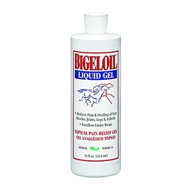 Absorbine Bigeloil Liniment Gel, Refreshing Topical Rub for Sore Muscles, 14 Fluid Ounce Bottle
