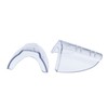 H.L. Bouton Slip-On Sideshields for safety glasses, Clear Flexible, One