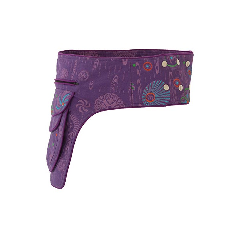 PUREWONDER Belt Bag with Press Studs Waist Bag No. 20,