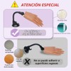 Mano de práctica para uñas acrílicas, maniquí de silicona realista
