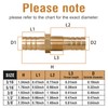 Napredak 1/2 inch Brass Hose Barb Bulkhead Fitting for Water