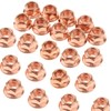 Pack of 50 M10 x 1.5 Locking Nuts Copper, Copper