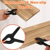 Ram® Pack of 10 Plastic Spring Grip Clamps Heavy Duty