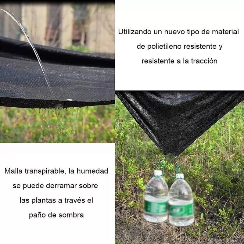 Lumoku Maya Sombra Raschel Negra 70% 4.5x15 Mts Mallasombra Malla