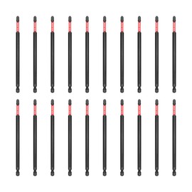 KELSON 20pcs PZ3 150mm Pozi 3 Impact Rated Screwdriver Bits 1/4" Universal