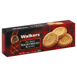Walkers Classic Shortbread Rounds-5.3 oz, 2 pk