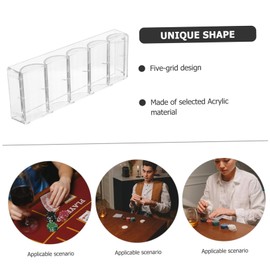 SAFIGLE Poker Chip Holder s Convenient Poker Chip Tray