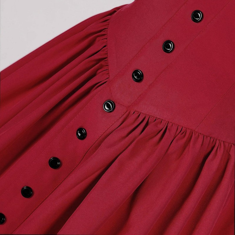 Mingyuezai - Falda victoriana para mujer estilo campesino renacentista medieval,
