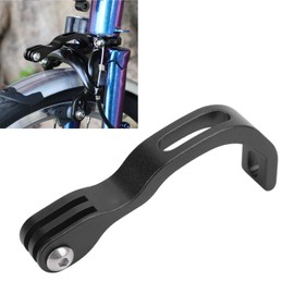 LED Headlight Clamp Cycling Light Holder Handlebar Light Mount Bicycle Torch Holder Front Light Bracket Cycling Lamp Bracket for Folding Bike(Black)