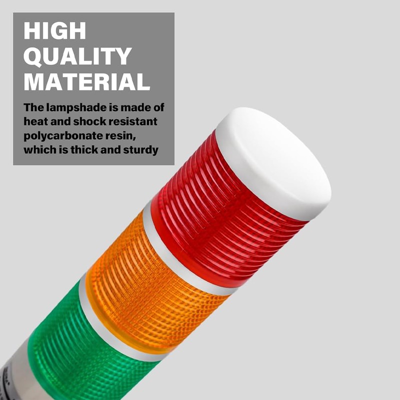 Glomora Led Signal Tower Stack Lights, Industrial Signal Warning Lights