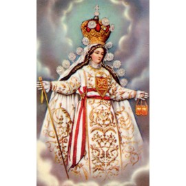 St. Jude Store Oracion a la Santisima Virgen de la Merced - Laminated holy card - Pack of 25