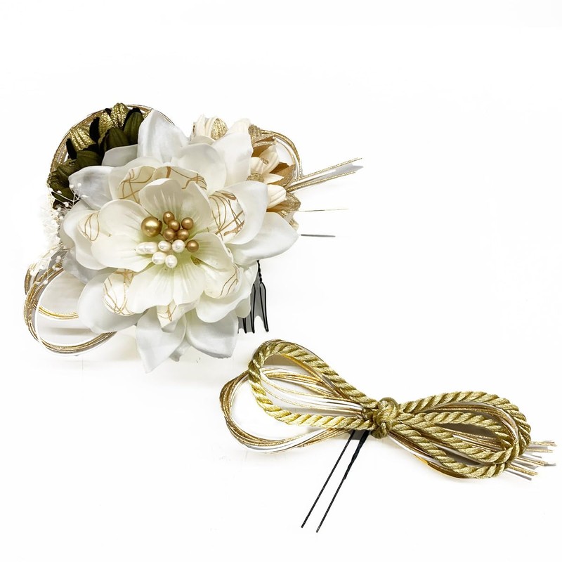 [京都きもの友禅]髪飾り 結婚式 成人式 卒業式 水引 和装 振袖 袴 浴衣 七五三