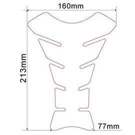 Keiti KT-8680 Tank Pad, UV Clear Coating, 6.3 x 8.4 inches (16.0 x 21.3 cm)