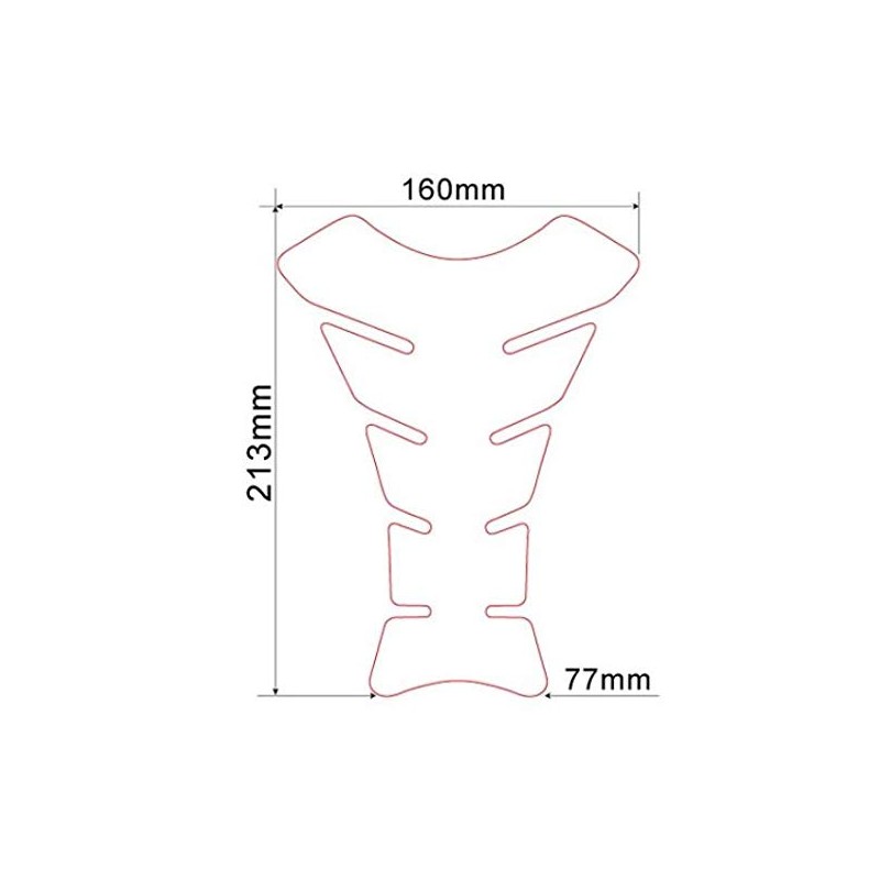 Keiti KT-8680 Tank Pad, UV Clear Coating, 6.3 x 8.4