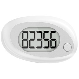 Pedometer Walking Simple 3D Step Counter with Clip and Lanyard, Activities Fitness Tracker Without Smartphone, Accurate Step Tracker for Women, Men, Seniors (White)