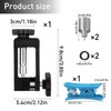 XIAQICA Needle Driver Insertion Tool, Bicycle Tool Insert with Hydraulic