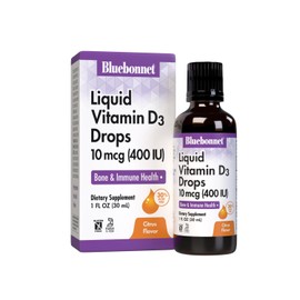 BlueBonnet BlueBonnet Liquid Vitamin D3 Drops 400 IU, Citrus, 1 Fl Oz