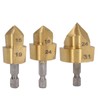 3 Piece Set PPR Lifting Drill Bit - 1/4 Inch