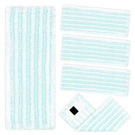 Floor Mop Replacement Cover, Mop Cover Compatible with Leifheit Clean Twist M Ergo Micro Mop Covers, Replacement Microfibre Replacement Cover for All Floors, Pack of 5