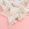 Crane Baby 100% Cotton Muslin Swaddle Blankets, Butterfly/Rainbow, Baby Swaddle