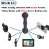 Rigdance CNC Aluminium 17mm Double Ball Adapter for Car Phone