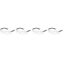 Galeton 9200045 Sportster Lightweight Wraparound Anti-Fog Anti-Scratch Lens Safety Glasses, Clear