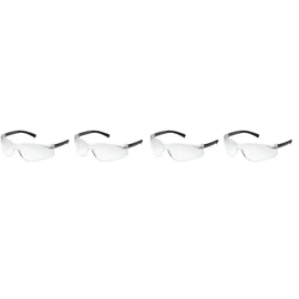 Galeton 9200045 Sportster Lightweight Wraparound Anti-Fog Anti-Scratch Lens Safety Glasses, Clear