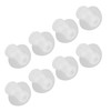 30pcs Hearing Amplifiers Eartips Soft Silicone White Accessories Replacement Earbud