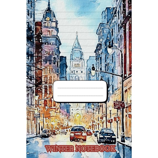 Winter Notebook: Graph & Lined Double Paper | Versatile Writing
