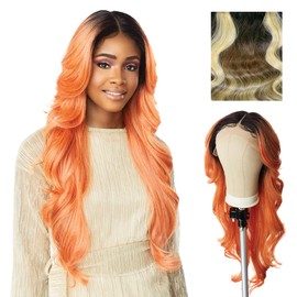 Sensationnel Butta Lace Wigs - Unit 2 Extra Wide 5 Inch Deep Parting Synthetic Preplucked Hairline Glueless Lacefront (MP/BLONDE)