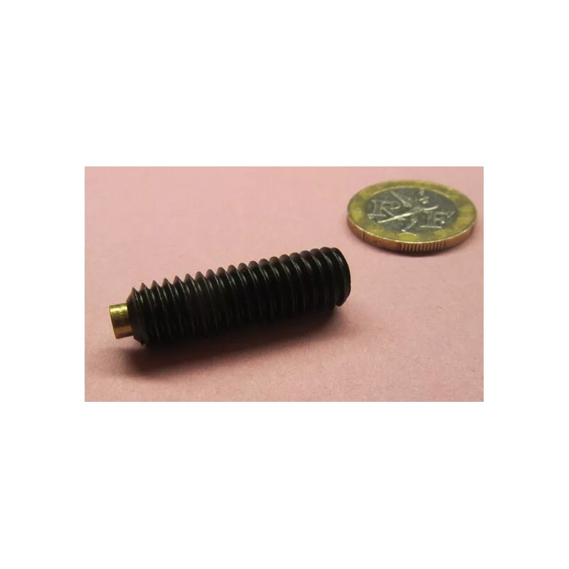 Kmac Alloy Steel Set Screws, Brass Tip, 3/8-16 x 1