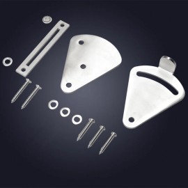 Ccjh Two - Piece Triangular Stainless Steel Door Lock for Sliding Barn Wood Door